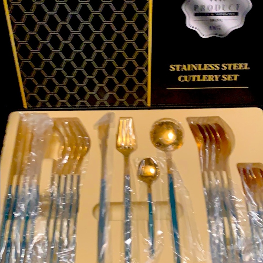 24pc stainless steel cutlery